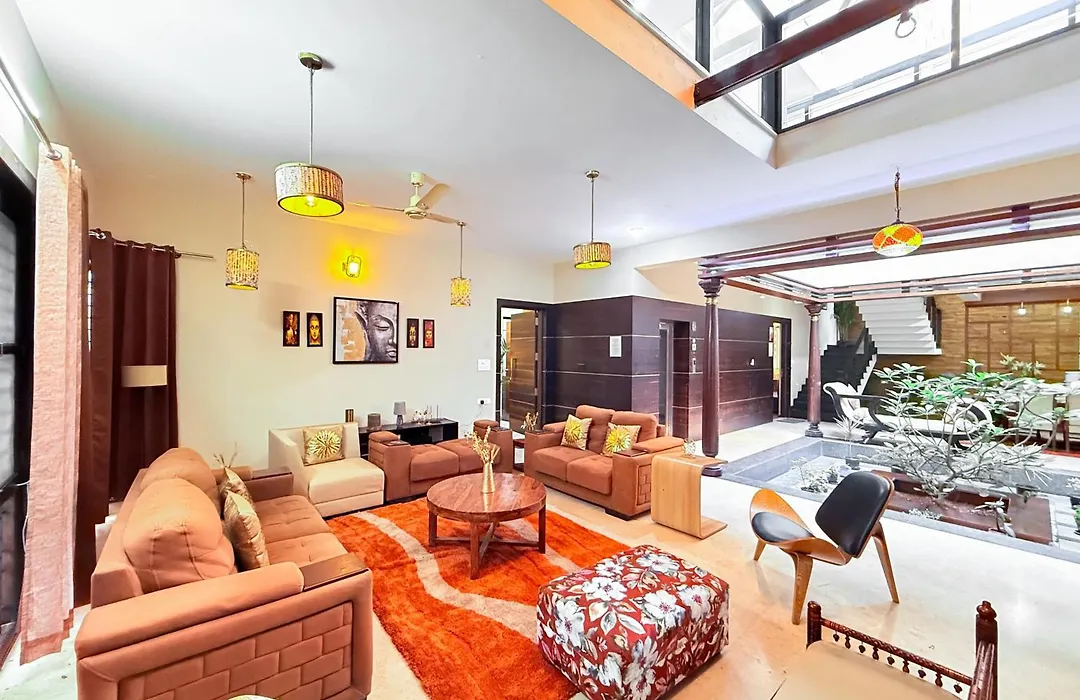 Lagoon Luxe 4Bhk Luxury Terrace Pool Villa With Private Theatre & Pool Table By Spacez-1