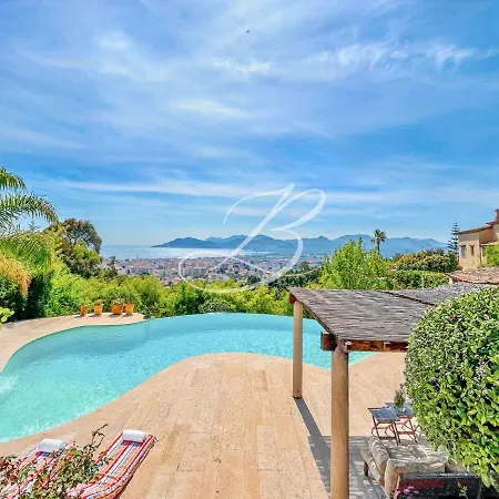 Villa Bleu Rivage - Piscine Cannes Vue panoramique-3