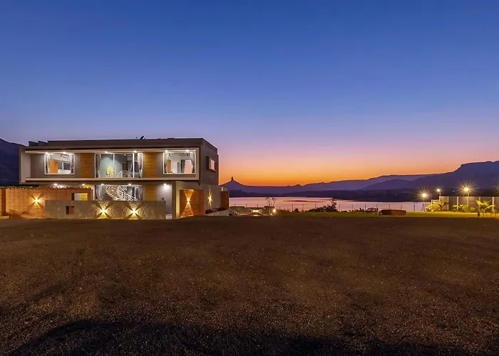 Stayvista's Bellisimo Panorama: Lakeside Retreat with Infinity Pool