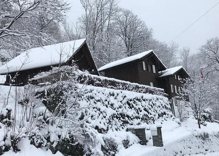 Romantic Private Superior Swiss Chalet With Hottub
