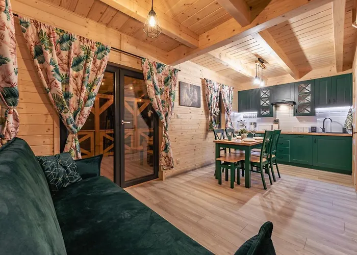 Skwirutowe Wzgorze - Domki - Jacuzzi - Sauna
