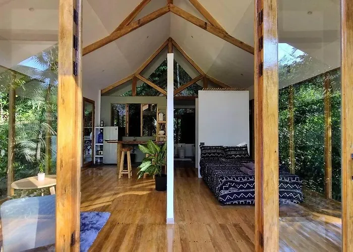 Remote Home Near Secret Lagoon With Motorcycle