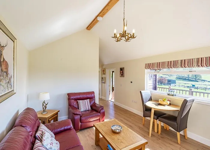 Pine Marten Lodge With Hot Tub