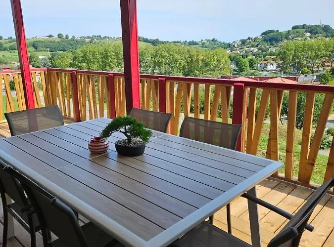 Chalet Avec Piscine, Climatisation & Vue De 2 A 6 Personnes - Hasparren - Pays Basque - Chalet Ibaia