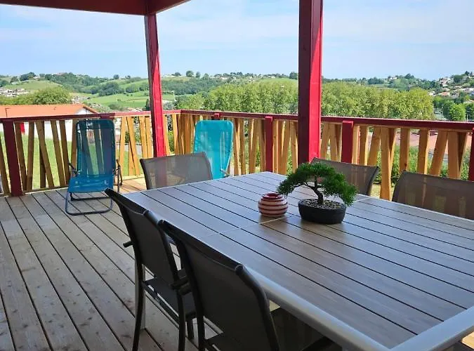 Chalet Avec Piscine, Climatisation & Vue De 2 A 6 Personnes - Hasparren - Pays Basque - Chalet Ibaia