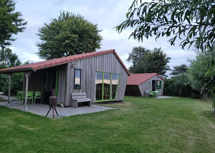 De Horizon, slapen in hutten