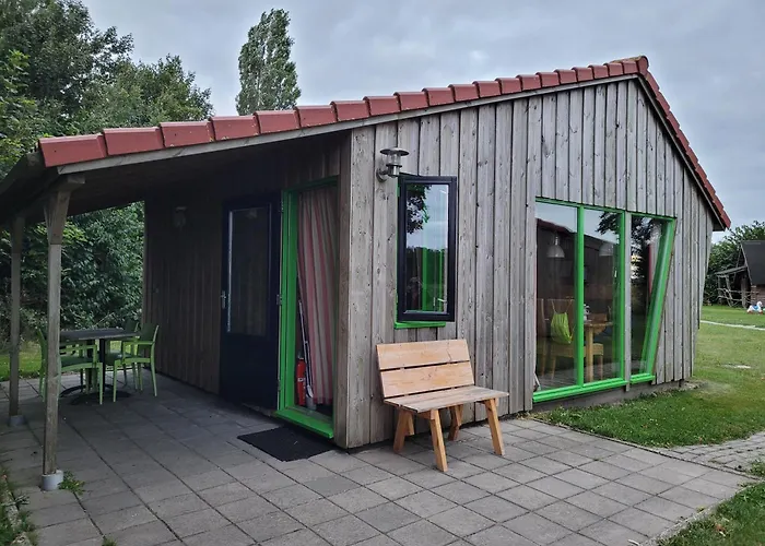De Horizon, slapen in hutten