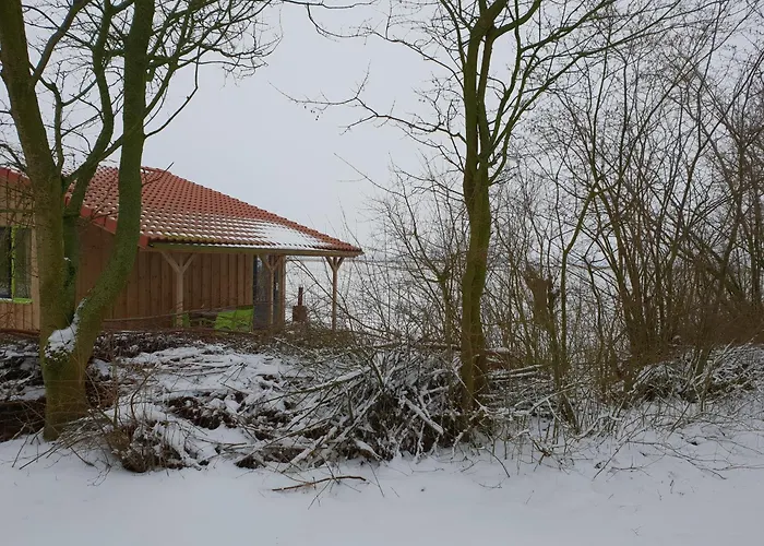 De Horizon, slapen in hutten