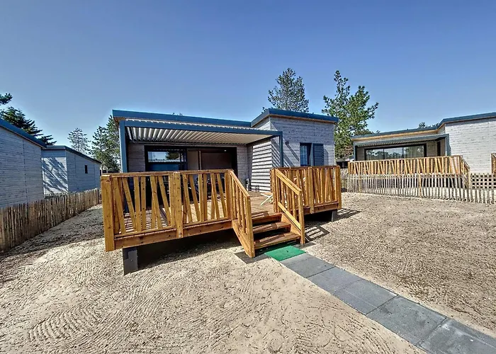 Chalet Cosy 4 Pers - Piscine Chauffee - Proche Plage Et Commerces - Terrasse Et Jardin Prives - Fr-1-361-504