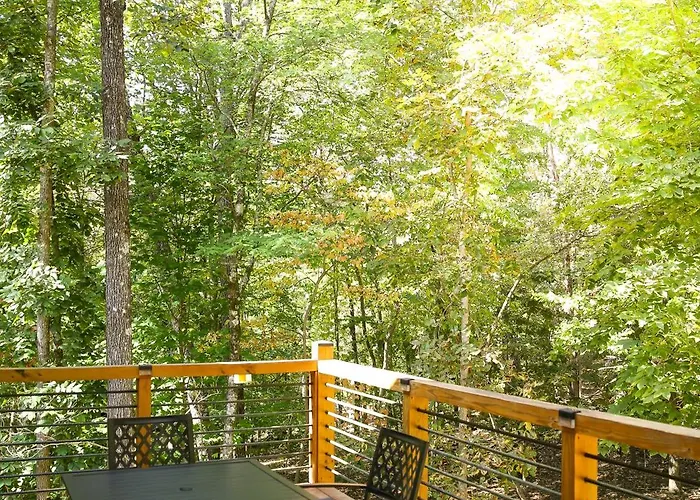 Peaceful Modern Chalet In Ellijay