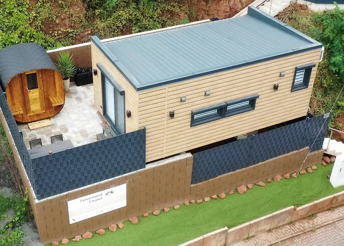 Tiny House im Felsenland mit Sauna