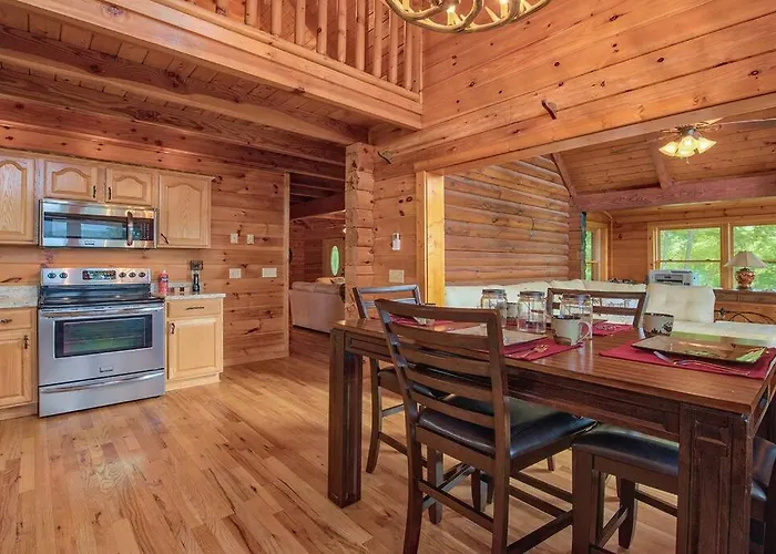 Beautiful Log Cabin With Panoramic Views