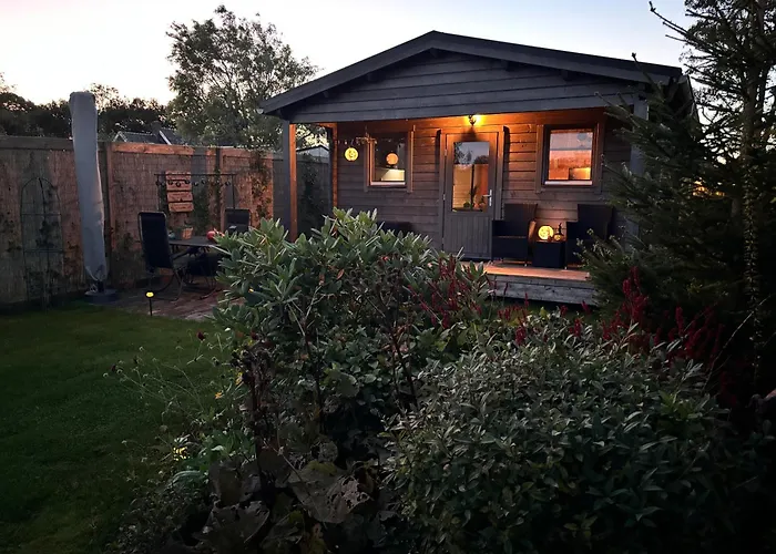 Chalet in het groen met airco
