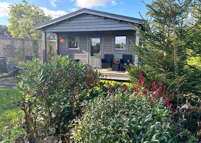 Chalet in het groen met airco