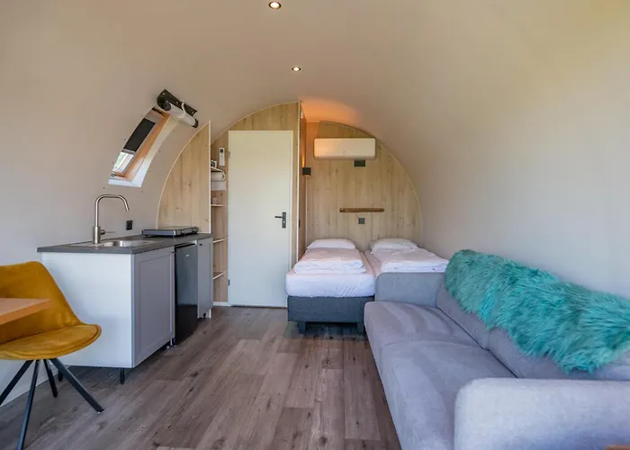 Tiny Natuurlodge voor 2 personen met vrij uitzicht over landerijen
