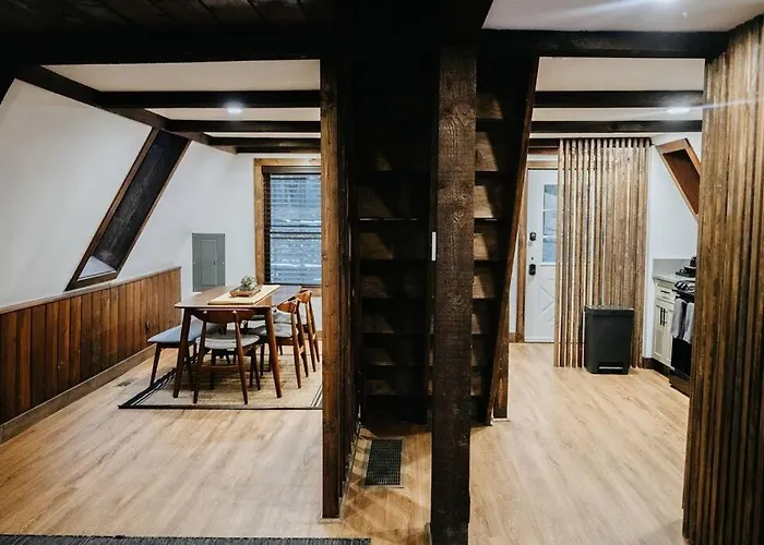 New! Cozy & Modern A-Frame In The Woods W/Hot Tub