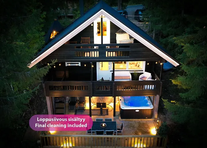 Villa Lumi 10 Henkiloelle, Himos Laensihuippu