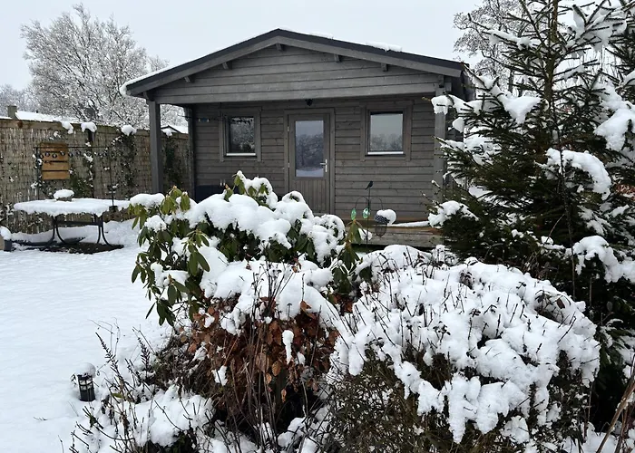 Chalet in het groen met airco