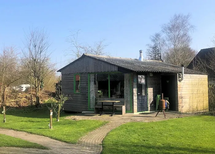 De Horizon, slapen in hutten