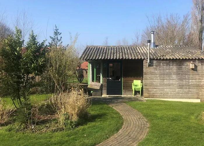De Horizon, slapen in hutten