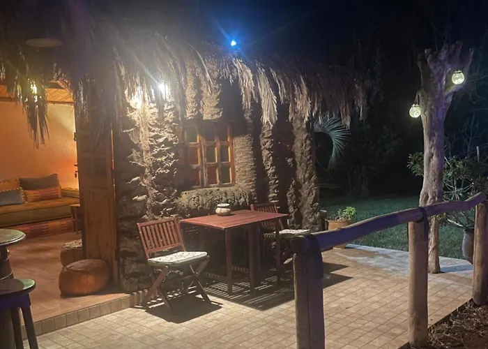 Magnifique Chalet En Bois Colle A La Foret De Benslimane