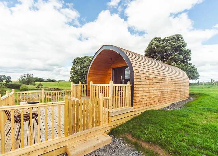 Secluded Countryside Cabins With Bookable Sauna, Dark Skies & Stream Fell Farm Hideaway