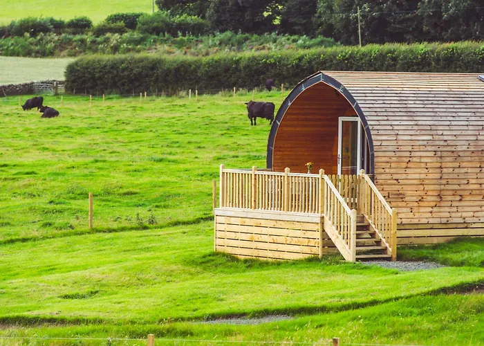 Secluded Countryside Cabins With Bookable Sauna, Dark Skies & Stream Fell Farm Hideaway