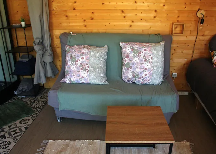 Chalet 1 en bois avec accès piscine