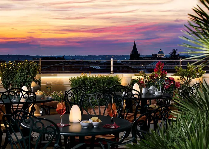 Jacuzzi hotel: Marcella Royal Hotel - Rooftop Garden