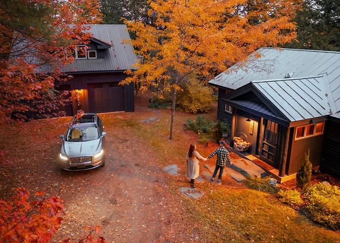 River Ridge Cabin, Clubhouse Included, 2 Units, Forest Setting, River Views, Near Stowe