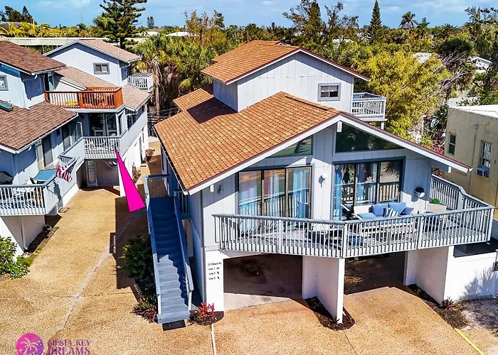 Beach Rd, 300Ft To Beach Access & 500Ft To Siesta Key Village, 2Bdr & Studio