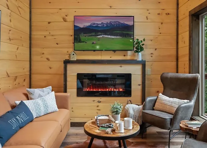 New Cozy Mountain Chalet Hot Tub Near Downtown