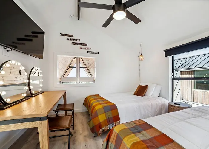 Three Stylish A-Frames Perfect For A Group Escape In Texas