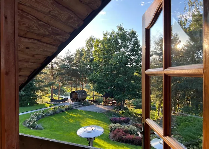 Domek Lavenda Z Widokiem Na Rzeke - Basen, Jacuzzi, Sauna - Magiczny Ogrod - 0,5Ha Prywatnej Przestrzeni