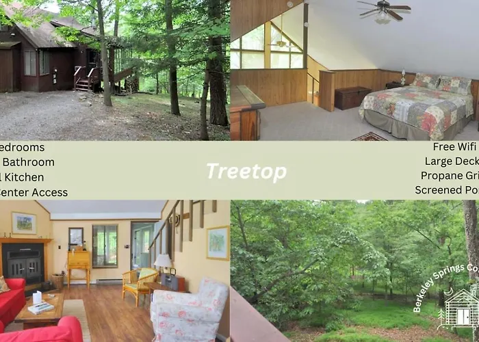Treetop Cabin -- Pool Access - Fireplace - Grill - Screen Porch - Deck - Wifi - Golf Nearby