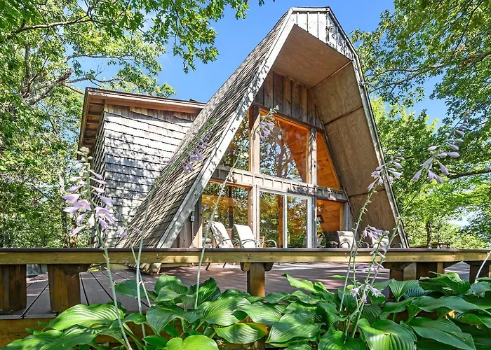 Secluded A-Frame Cabin With Incredible Views Near Mountain Fork River In Oklahoma