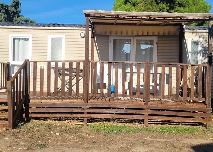 Mobile Home climatisé 2 chambres Camping NOVELA