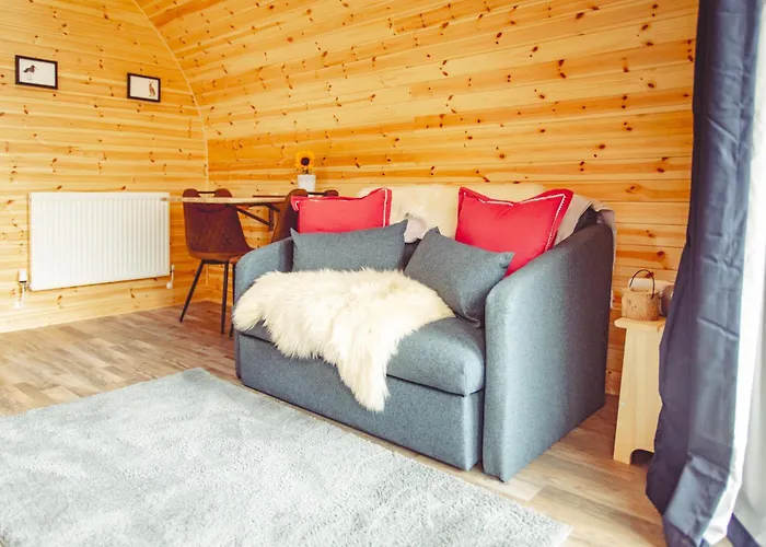Secluded Countryside Cabins With Bookable Sauna, Dark Skies & Stream Fell Farm Hideaway
