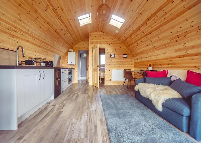 Secluded Countryside Cabins With Bookable Sauna, Dark Skies & Stream Fell Farm Hideaway