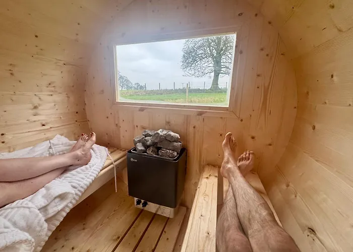 Secluded Countryside Cabins With Bookable Sauna, Dark Skies & Stream Fell Farm Hideaway