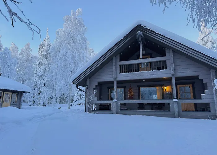 Pusikko - Cozy Lake Villa - Ice Swimming - Sauna - Fireplace - Barbeque Shed