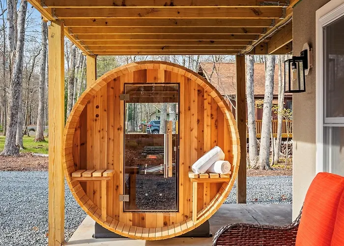 Luxury 3-Story Pocono Retreat W Saunahot Tubgames
