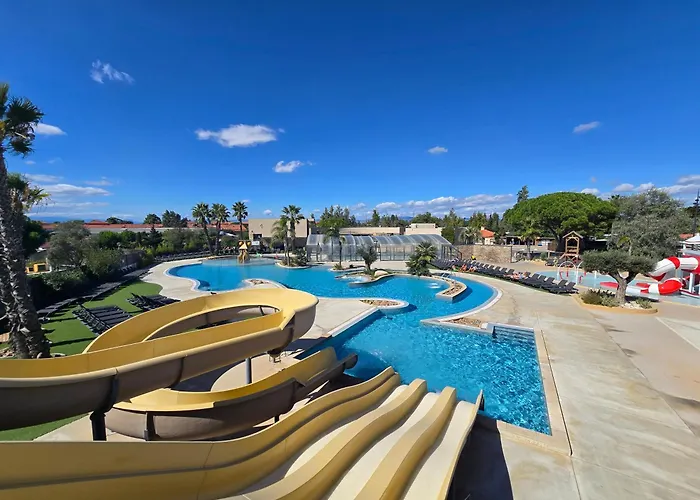Le Lagon mobil home 6 personnes à 100m de la Plage Piscines Camping 5 étoiles Les Dunes