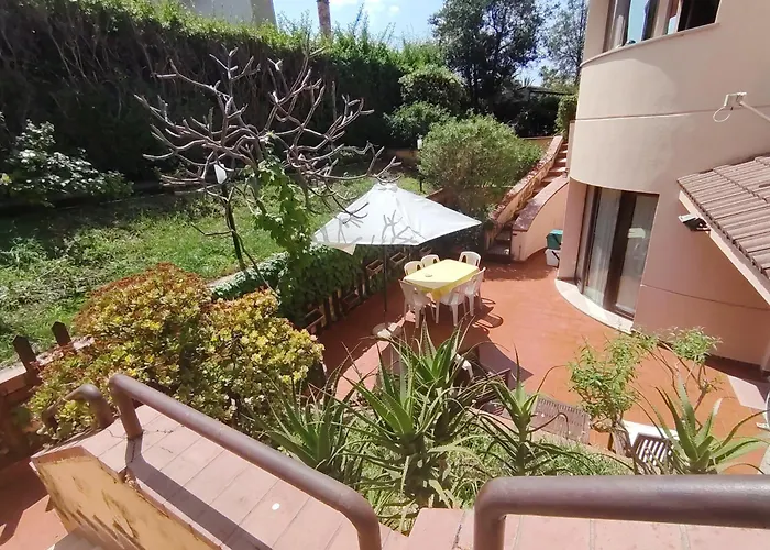 Appartamento in villa con piscina