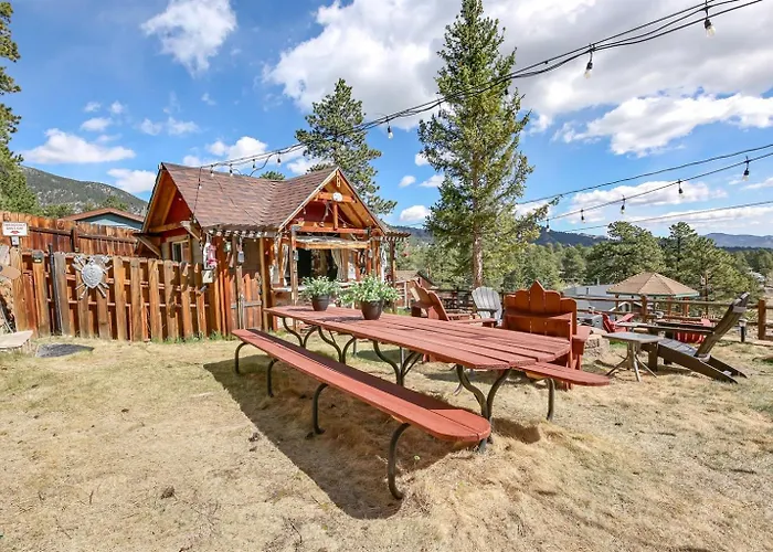 The Overlook At Eagle Cliff Estes Park Mountain Retreat W Hot Tub & Outdoor Bar