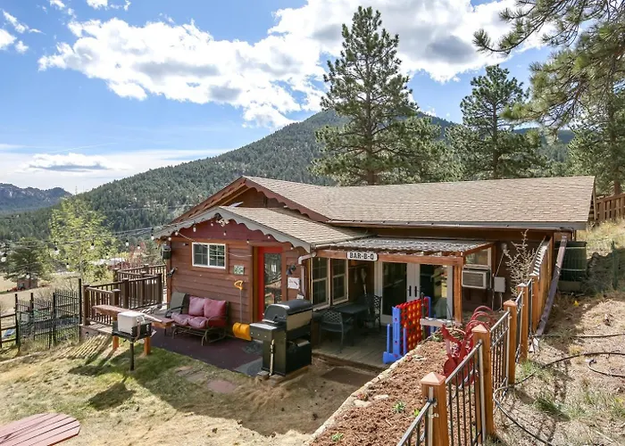The Overlook At Eagle Cliff Estes Park Mountain Retreat W Hot Tub & Outdoor Bar