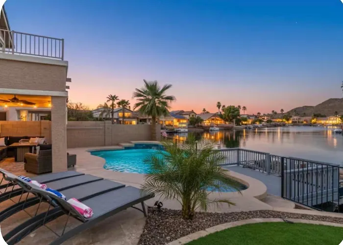 Waterfront Home With Heated Pool & Game Room