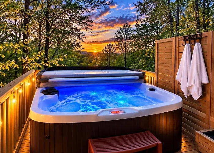 Lovers Edge A-Frame Private Hot Tub & Sauna